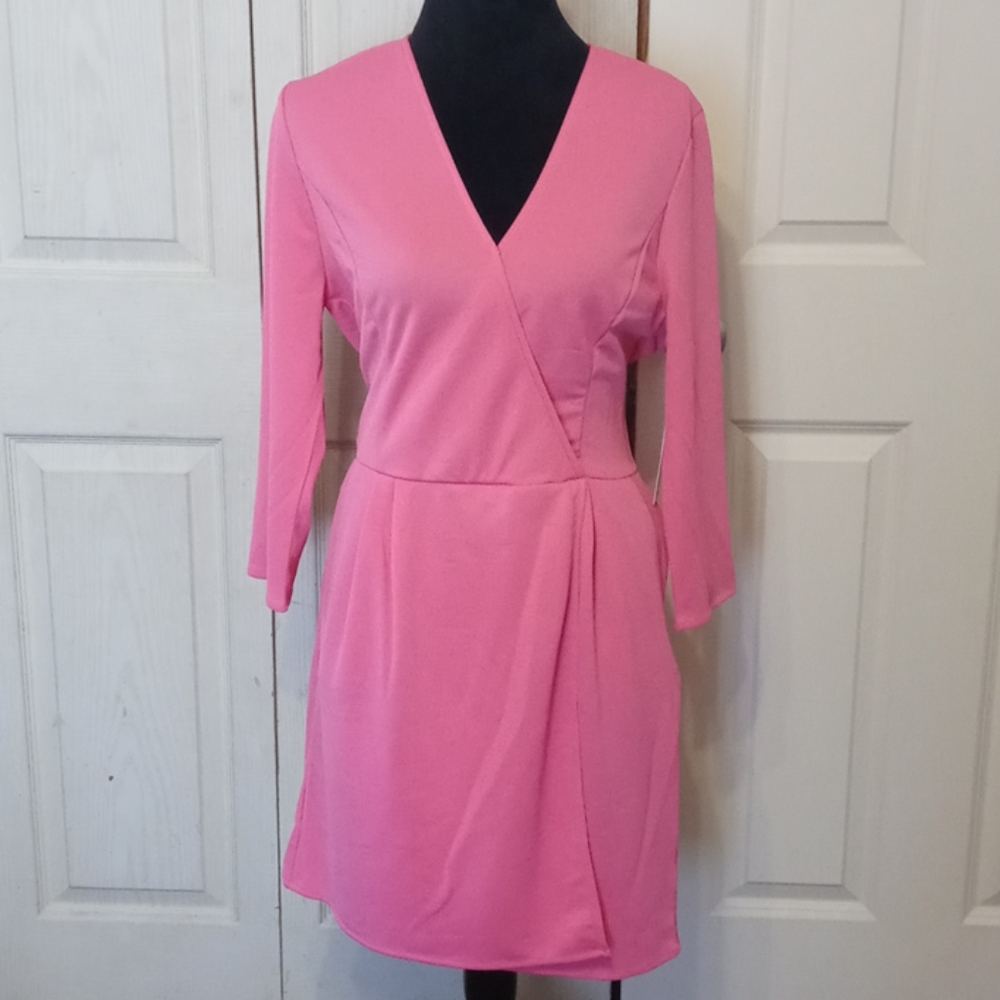 NWT JustFab Faux Wrap Dress XL